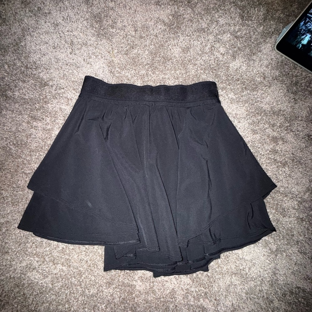 lululemon athletica Black Layered Mini Skirt